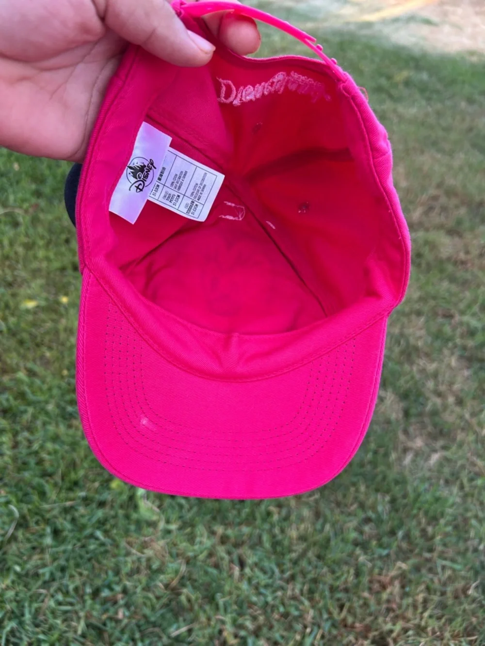 Disneyland resort Pink Minnie Mouse Kids Hat with Bow and Sunglasses